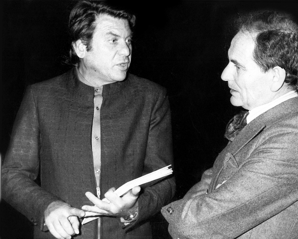 Gyula Kosice y Pierre Cardin