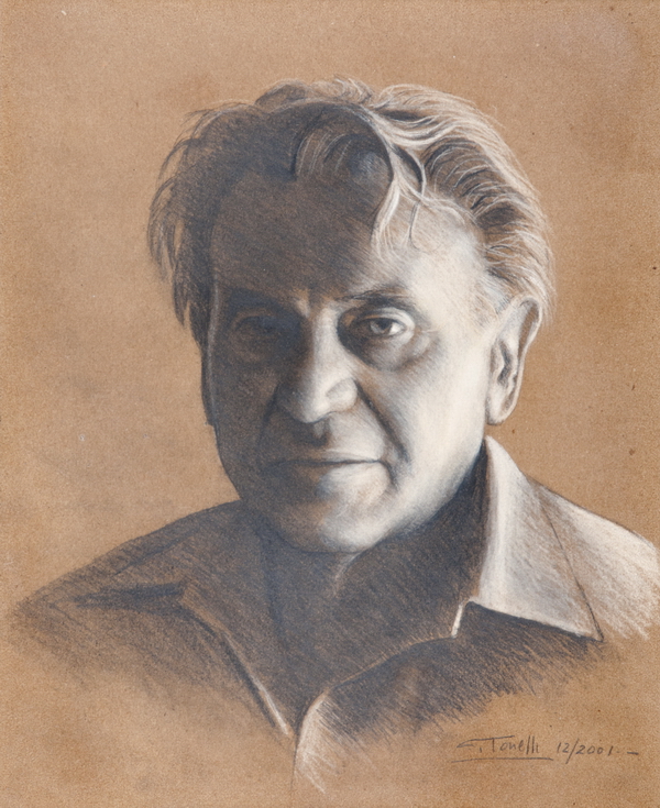 Retrato de Kosice por Carlos Tonelli
